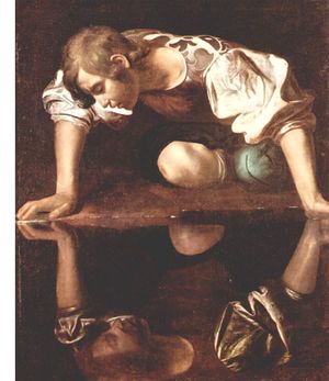 Narcisse vu par le Caravage